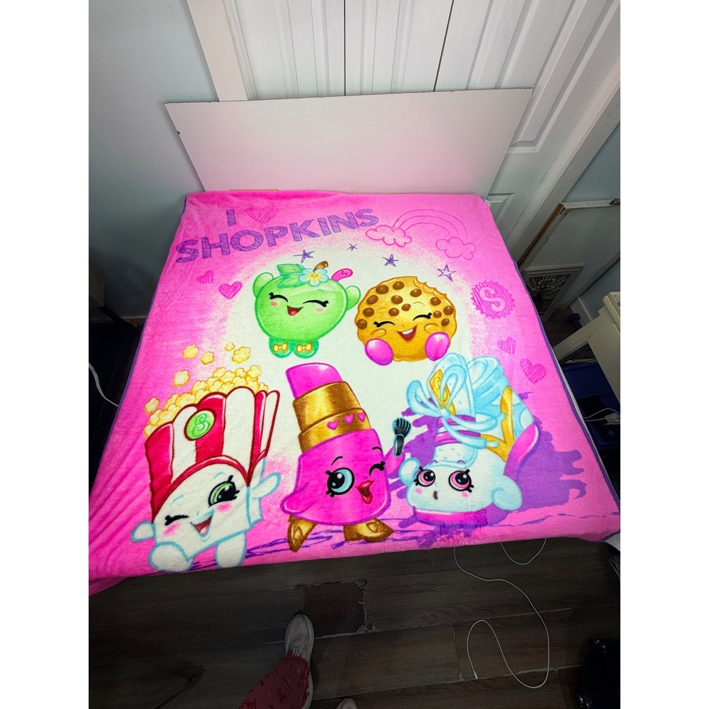 Shopkins Bundle Blanket Supermarket Scramble & Make A Deal Games Complete
